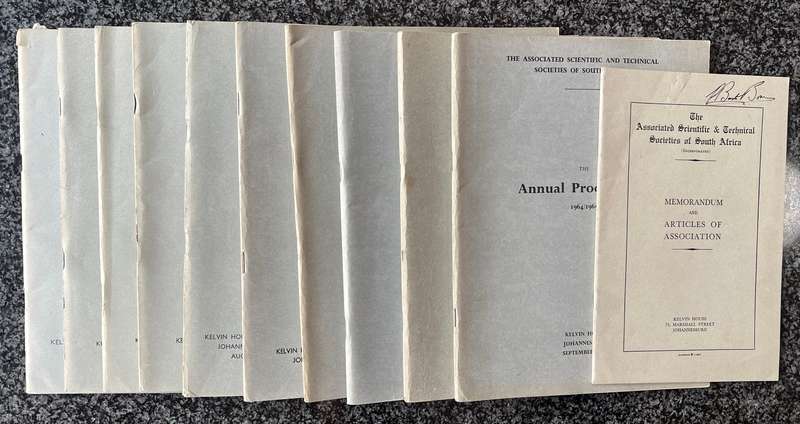 152 SOUTH AFRICAN JOURNAL OF SCIENCE ISSUES & 10 ASSOCIATED SCIENTIFIC AND ... ANNUAL PROCEEDINGS