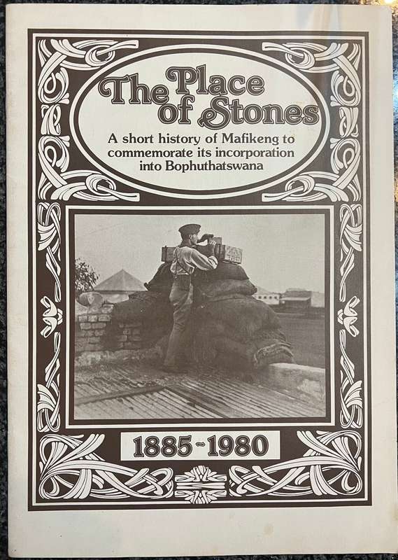 THE PLACE OF STONES 1885 - 1980