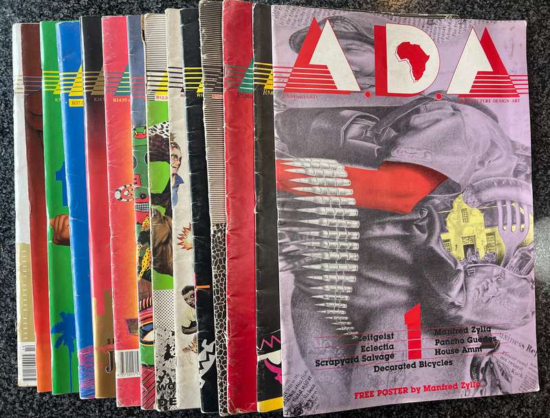 1 x COMPLETE COLLECTION OF ADA (ART DESIGN ARCHITECTURE) MAGAZINES, ISSUES 1 - 14