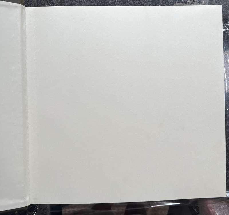 BEAUTIFUL PEACOCK DESIGN PHOTO ALBUM QUARTER LEATHER BOUND WITH DETAILING IN PRISTINE CONDITION