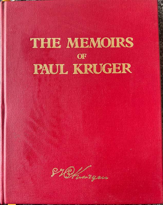 LIMITED EDITION, NUMBERED! THE MEMOIRS OF PAUL KRUGER VOL. 1 AND 2,