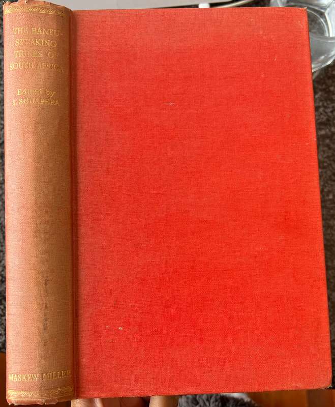 THE BANTU-SPEAKING TRIBES OF SOUTH AFRICA BY I SCHAPERA