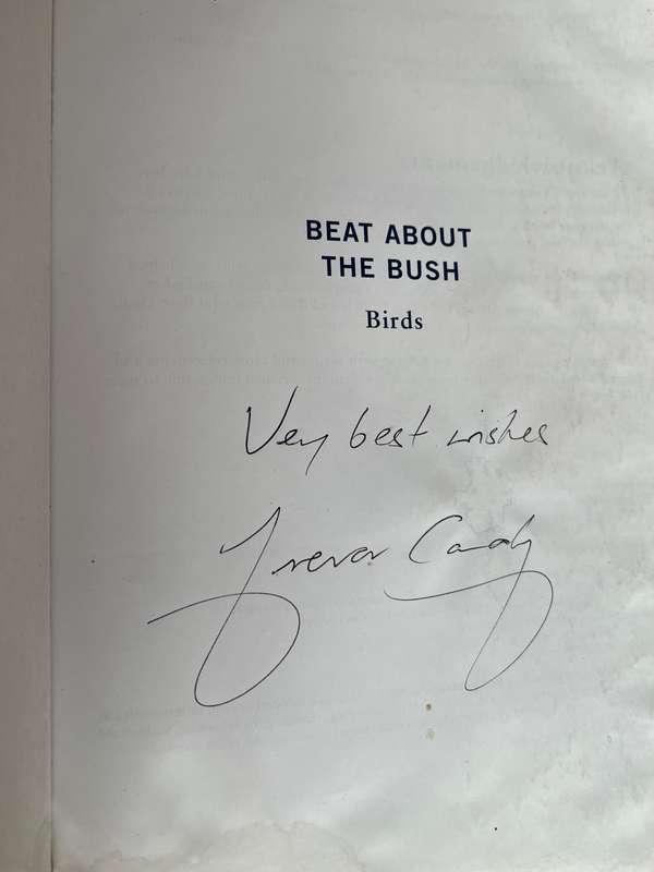 SIGNED! BEAT ABOUT THE BUSH: BIRDS BY TREVOR CARNABY