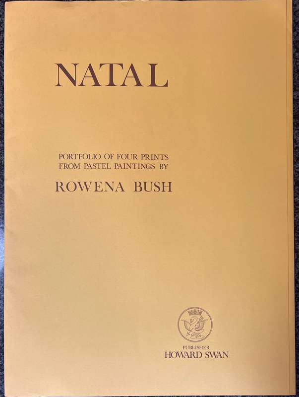 SIGNED, NUMBERED! 1 x COLLECTION OF 4 PRINTS BY LISTED SOUTH AFRICAN ARTIST ROWENA BUSH, NATAL