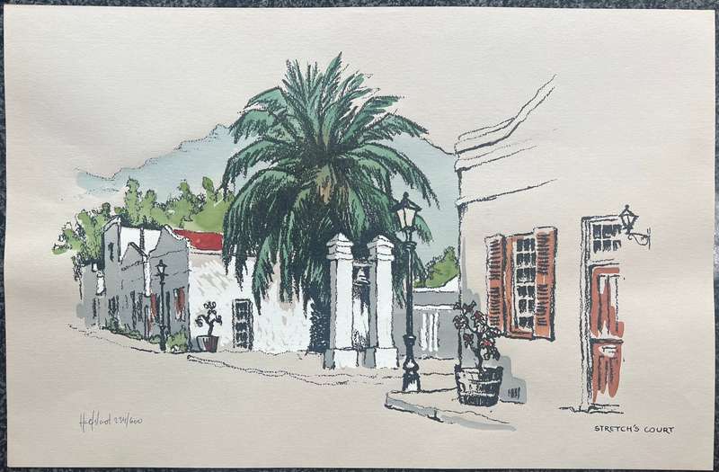 SIGNED, NUMBERED! 1 x COLLECTION OF 4 PRINTS BY ARTIST HOEFSLOOT, GRAAFF-REINET