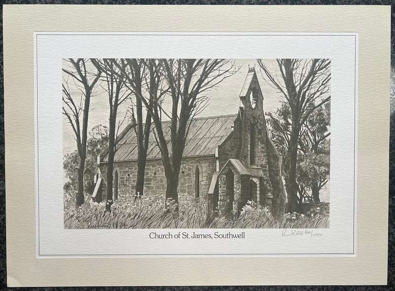 SIGNED, NUMBERED! SETTLER COUNTRY BY ROBERT WILLIAM KITTO 6 LITHOGRAPHIC DRAWINGS