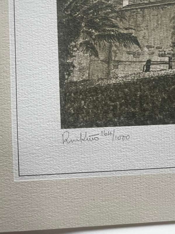 SIGNED, NUMBERED! SETTLER COUNTRY BY ROBERT WILLIAM KITTO 6 LITHOGRAPHIC DRAWINGS