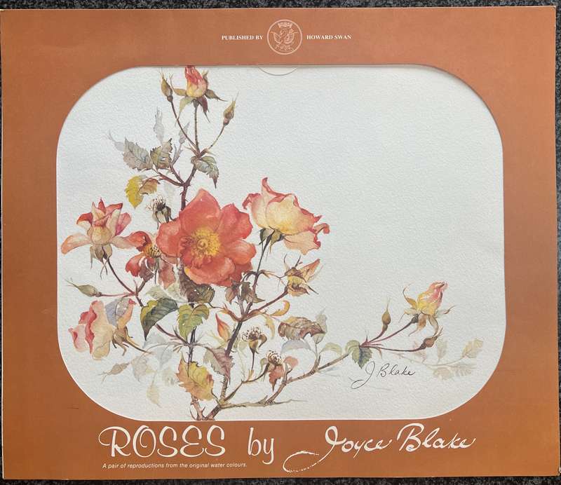 1 x COLLECTION OF 2 PRINTS BY LISTED SOUTH AFRICAN ARTIST JOYCE BLAKE, ROSES