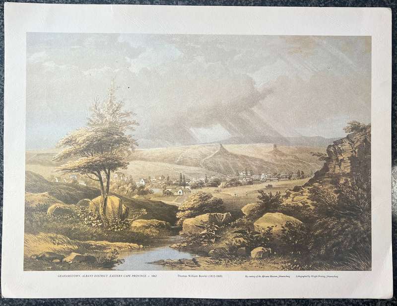 1 x COLLECTION OF 3 LITHOGRAPHIC PRINTS BY LISTED SOUTH AFRICAN ARTIST THOMAS WILLIAM BOWLER