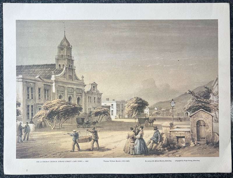 1 x COLLECTION OF 3 LITHOGRAPHIC PRINTS BY LISTED SOUTH AFRICAN ARTIST THOMAS WILLIAM BOWLER