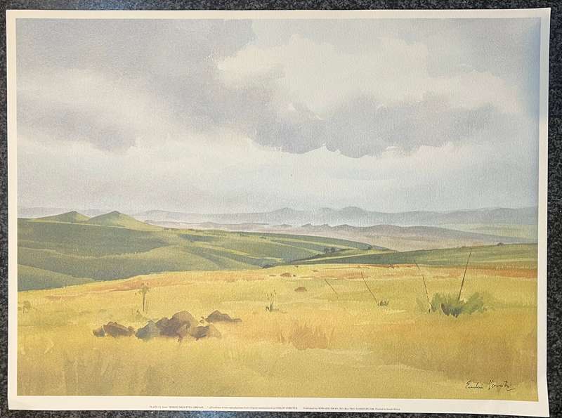 1 x COLLECTION OF 2 PRINTS "WHERE MEN STILL DREAM" BY LISTED SOUTH AFRICAN ARTIST ENSLIN VORSTER