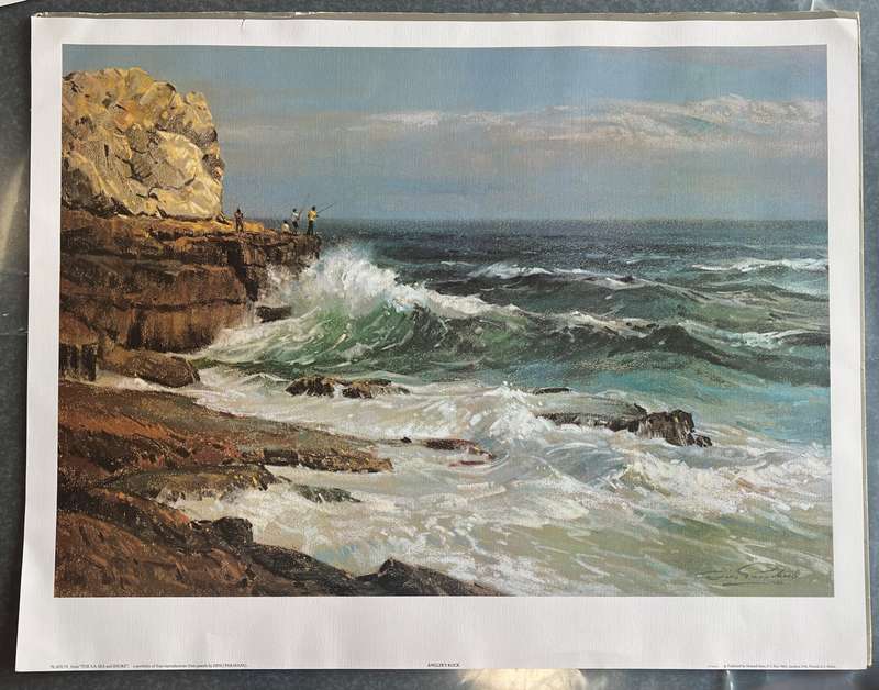 1 x COLLECTION OF 3 PRINTS "THE SOUTH AFRICAN SEA AND SHORE" BY LISTED ARTIST DINO PARAVANO