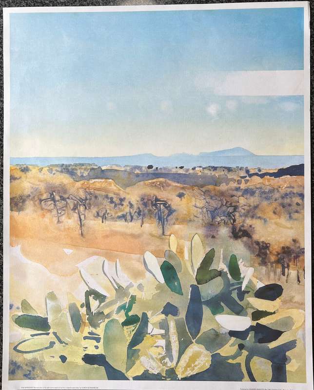 1 x COLLECTION OF 4 PRINTS "FAR HORIZONS" BY LISTED SOUTH AFRICAN ARTIST ULRICH SCHWANECKE