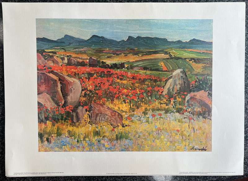 1 x COLLECTION OF 4 PRINTS OF FOUR REPRODUCTIONS FROM ORIGINALS IN THE HUGO NAUDE ART CENTRE