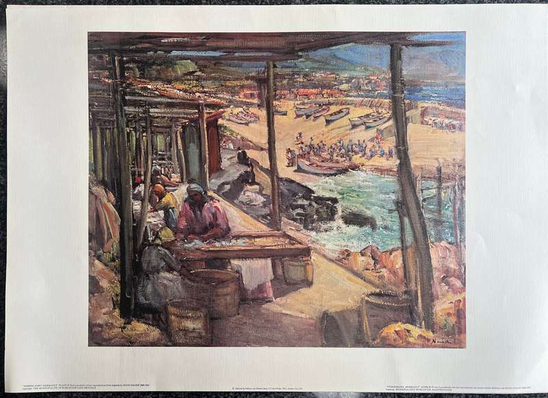 1 x COLLECTION OF 4 PRINTS OF FOUR REPRODUCTIONS FROM ORIGINALS IN THE HUGO NAUDE ART CENTRE