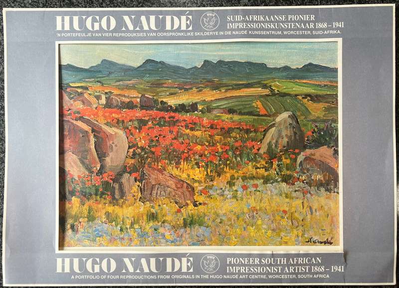 1 x COLLECTION OF 4 PRINTS OF FOUR REPRODUCTIONS FROM ORIGINALS IN THE HUGO NAUDE ART CENTRE