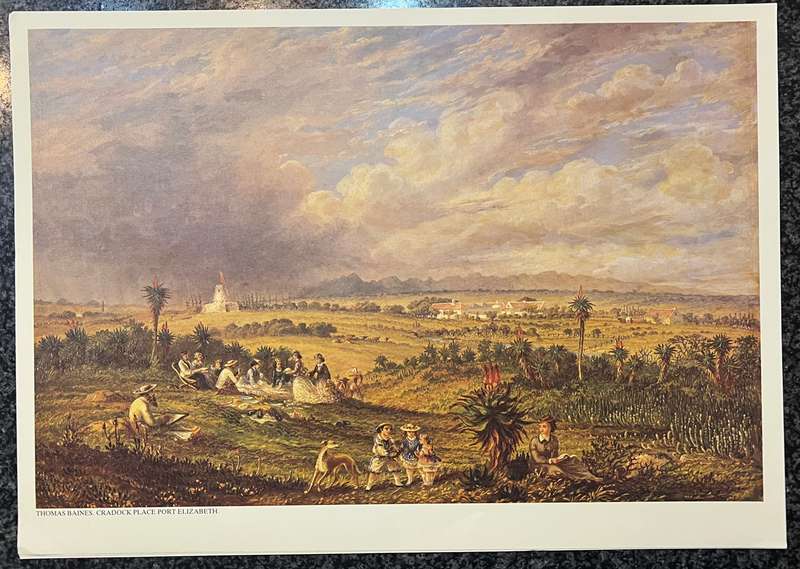 1 x COLLECTION OF 4 PRINTS "VILLAGES OF THE EASTERN CAPE IN THE 19th CENTURY" BY THOMAS BAINES