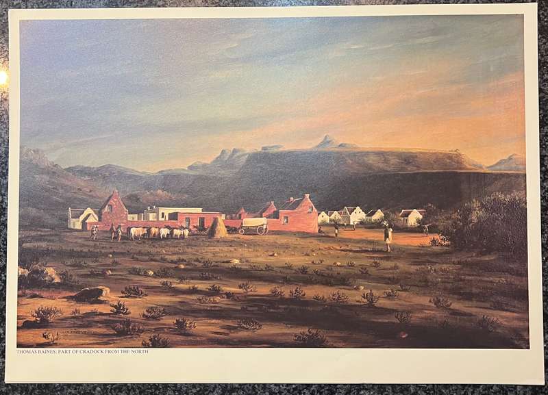 1 x COLLECTION OF 4 PRINTS "VILLAGES OF THE EASTERN CAPE IN THE 19th CENTURY" BY THOMAS BAINES