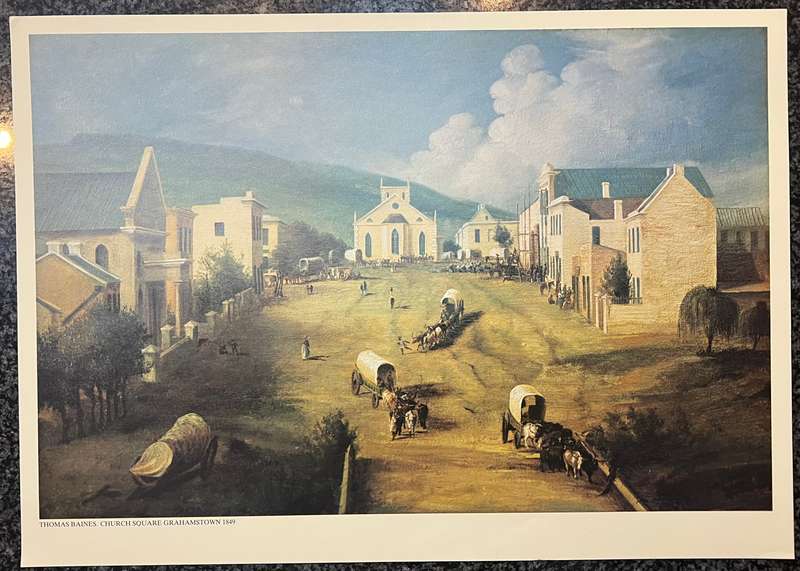1 x COLLECTION OF 4 PRINTS "VILLAGES OF THE EASTERN CAPE IN THE 19th CENTURY" BY THOMAS BAINES