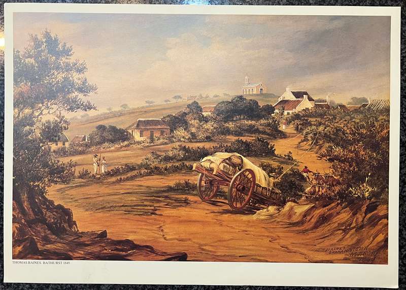 1 x COLLECTION OF 4 PRINTS "VILLAGES OF THE EASTERN CAPE IN THE 19th CENTURY" BY THOMAS BAINES