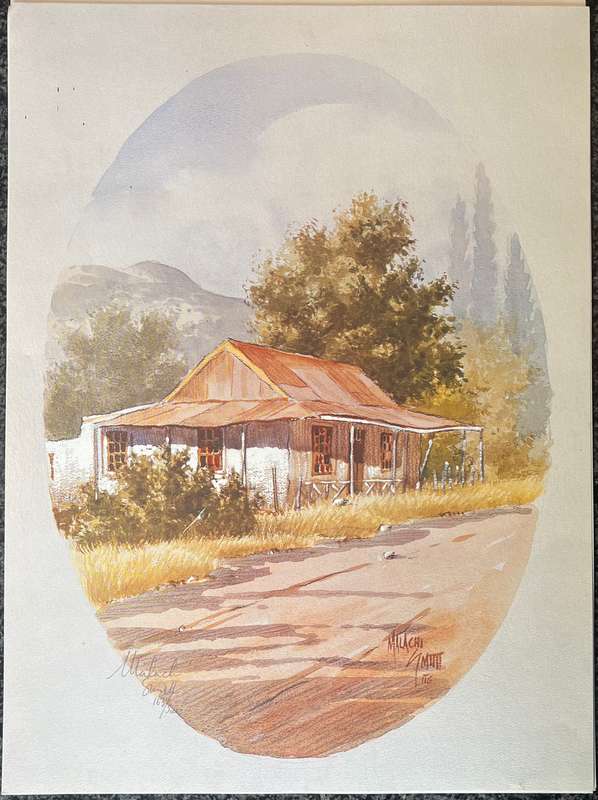 SIGNED, NUMBERED! 1 x COLLECTION OF 6 PRINTS BY LISTED ARTIST MALACHI SMITH
