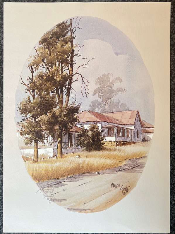 SIGNED, NUMBERED! 1 x COLLECTION OF 6 PRINTS BY LISTED ARTIST MALACHI SMITH