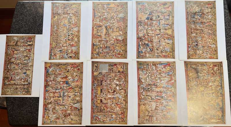 1 x COLLECTION OF 9 PRINTS "LOS HONORES"