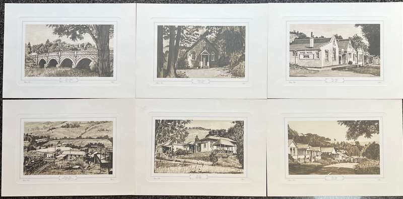 1 x COLLECTION OF 6 PRINTS "THE PILGRIM'S REST COLLECTION CENTENARY YEAR 1873 - 1973"