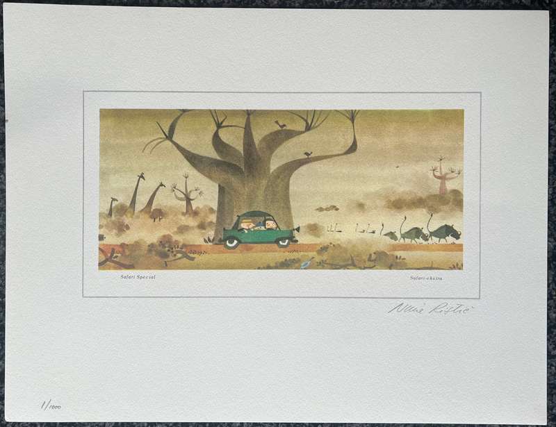 SIGNED, NUMBERED 1/1000! 1 x COLLECTION OF 3 PRINTS BY UNKNOWN ARTIST