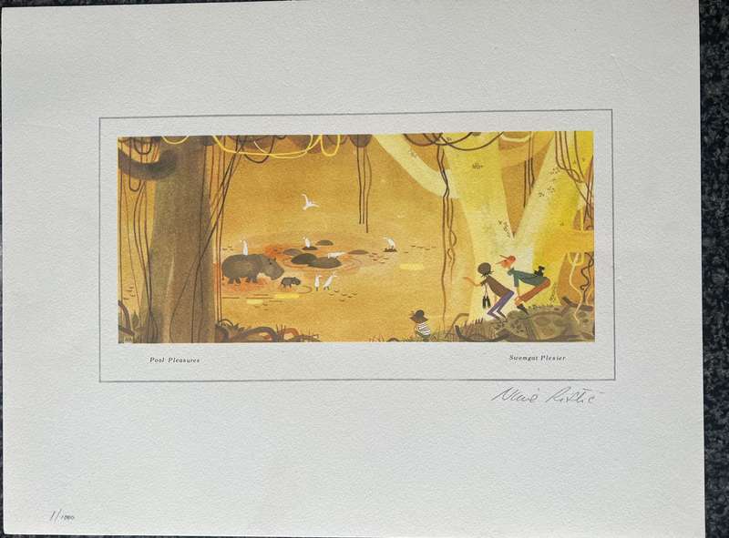 SIGNED, NUMBERED 1/1000! 1 x COLLECTION OF 3 PRINTS BY UNKNOWN ARTIST