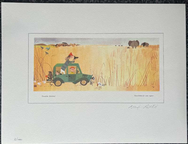 SIGNED, NUMBERED 2/1000! 1 x COLLECTION OF 3 PRINTS BY UNKNOWN ARTIST