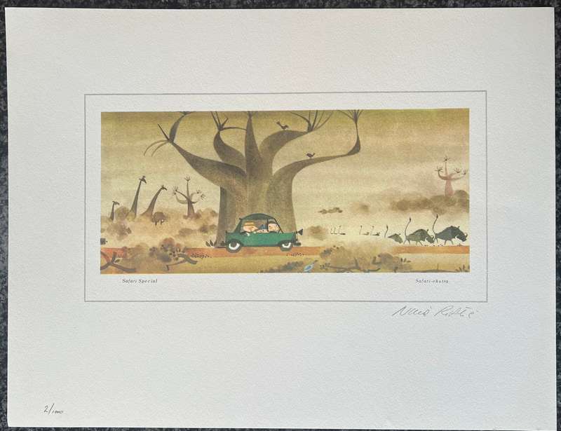SIGNED, NUMBERED 2/1000! 1 x COLLECTION OF 3 PRINTS BY UNKNOWN ARTIST
