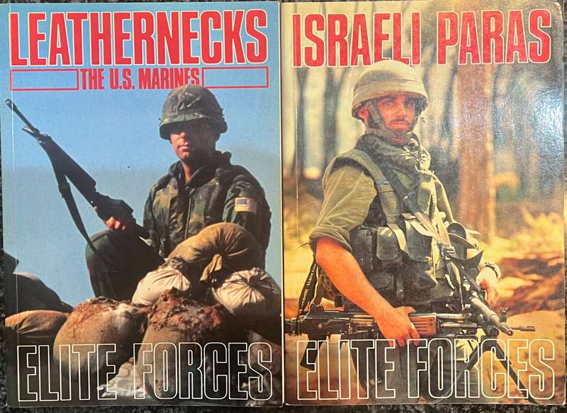 2 ELITE FORCES BOOKS! ISRAELI PARAS & LEATHERNECKS: THE U.S. MARINES