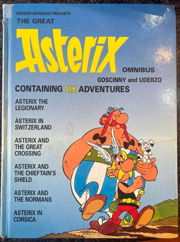 THE GREAT ASTERIX OMNIBUS CONTAINING SIX ADVENTURES BY GOSCINNY AND UDERZO