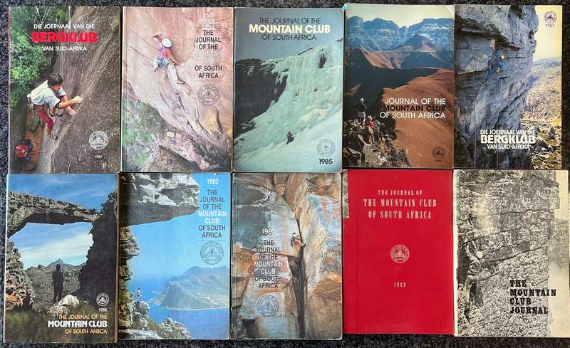 33 ISSUES OF THE JOURNAL OF THE MOUNTAIN CLUB OF SOUTH AFRICA: 1963 - 2012