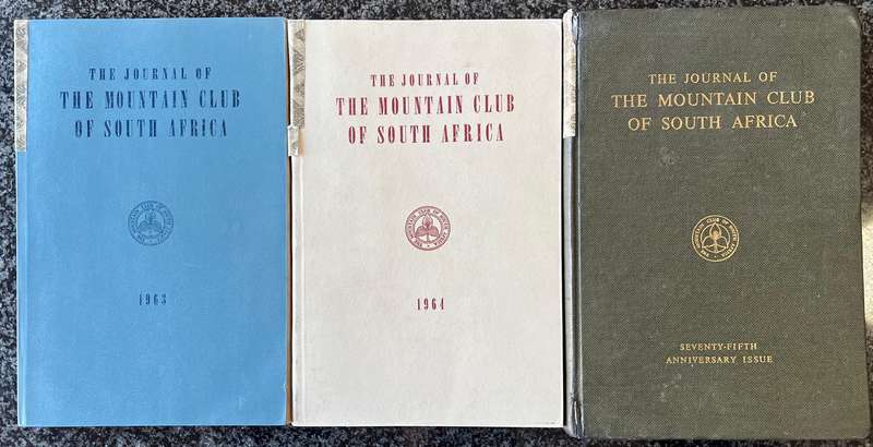 33 ISSUES OF THE JOURNAL OF THE MOUNTAIN CLUB OF SOUTH AFRICA: 1963 - 2012