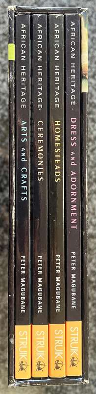 AFRICAN HERITAGE BY PETER MAGUBANE, BOX SET COMPRISING 4 TITLES MULTILINGUAL FIRST EDITION