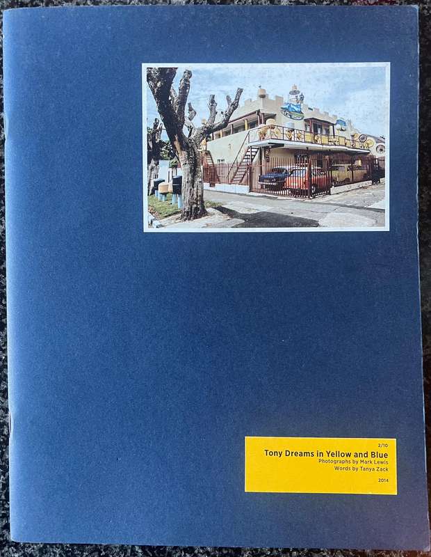 TONY DREAMS IN YELLOW AND BLUE, PHOTOGRAPHS BY MARK LEWIS, WORDS BY TANYA ZACK