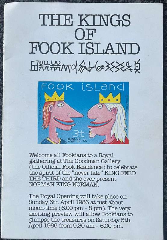 THE KINGS OF FOOK ISLAND WALTER BATTISS CATALOGUE 1986
