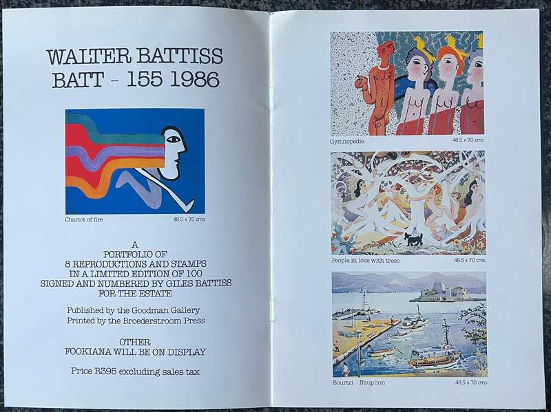 THE KINGS OF FOOK ISLAND WALTER BATTISS CATALOGUE 1986