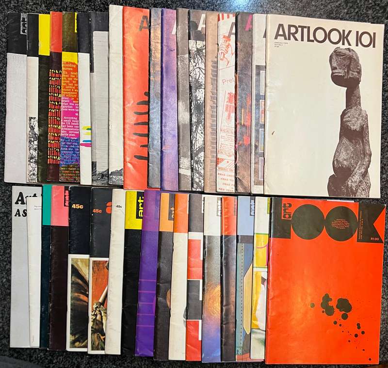 1 x COLLECTION OF 34 ARTLOOK MAGAZINES MAR 1968 - JUN/JUL 1976
