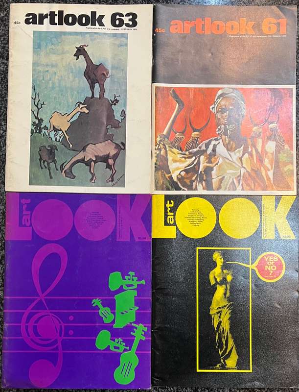 1 x COLLECTION OF 34 ARTLOOK MAGAZINES MAR 1968 - JUN/JUL 1976