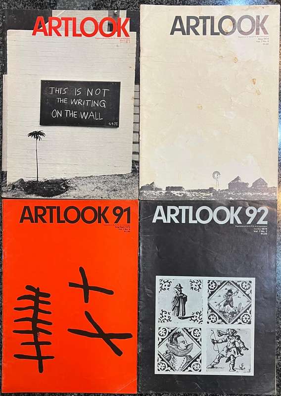 1 x COLLECTION OF 34 ARTLOOK MAGAZINES MAR 1968 - JUN/JUL 1976
