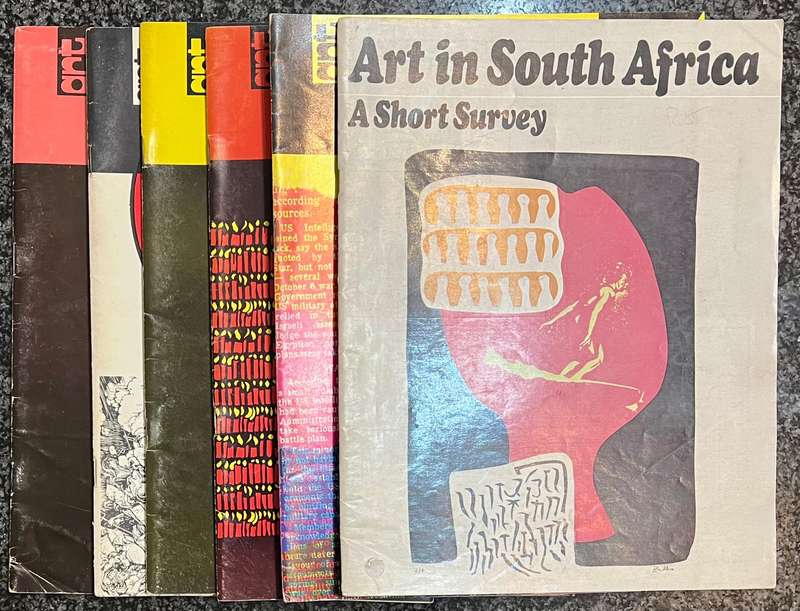 1 x COLLECTION OF 5 ARTLOOK MAGAZINES SEP 1973 - JAN 1974