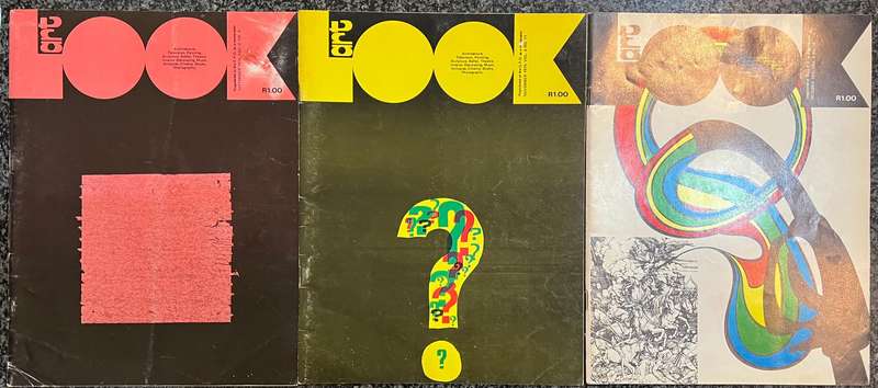 1 x COLLECTION OF 5 ARTLOOK MAGAZINES SEP 1973 - JAN 1974