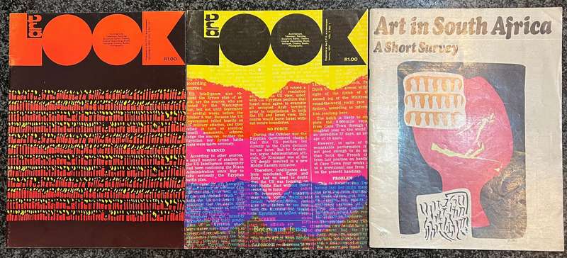 1 x COLLECTION OF 5 ARTLOOK MAGAZINES SEP 1973 - JAN 1974