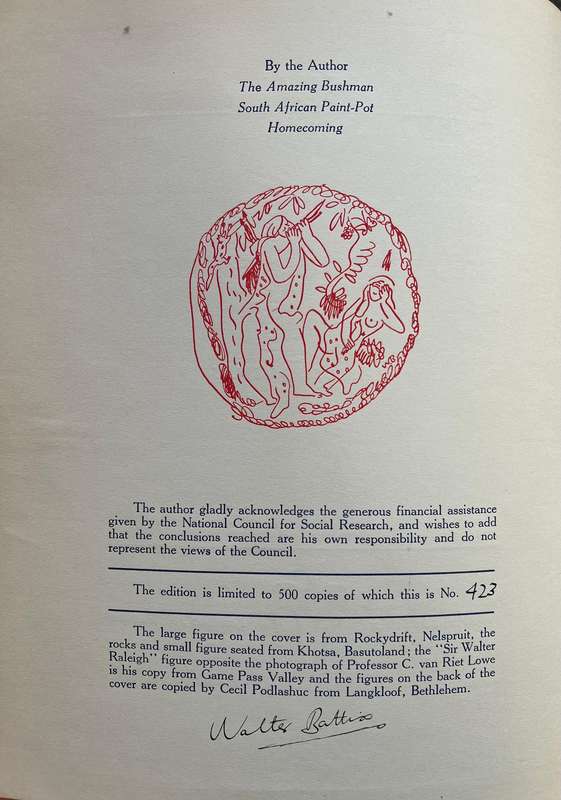 SCARCE! SIGNED & NUMBERED! THE ARTISTS OF THE ROCKS BY WALTER BATTISS, FIRST EDITION