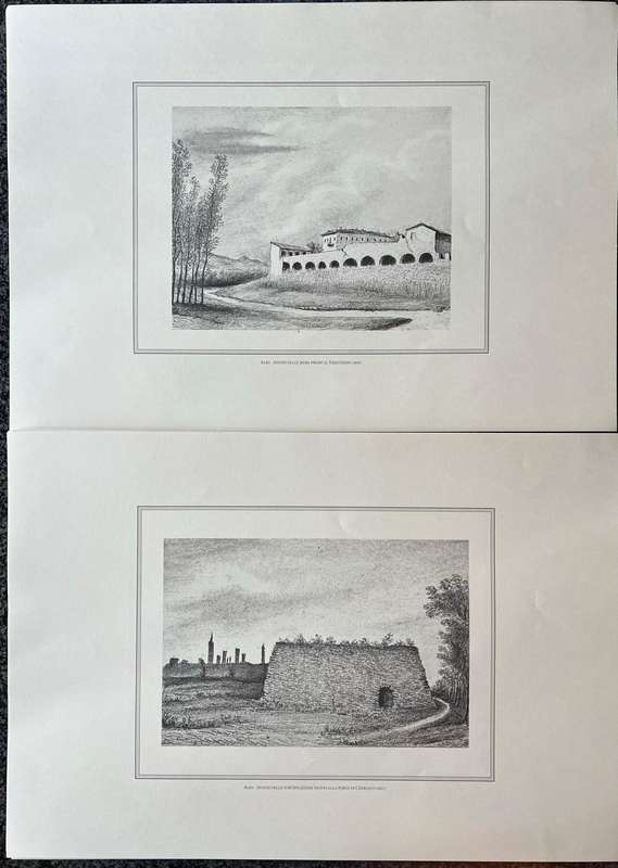 1 x COLLECTION OF 21 PRINTS BY CLEMENTE ROVERE, IL MANDAMENTO ALBA NELLA SUA PROVINCIA
