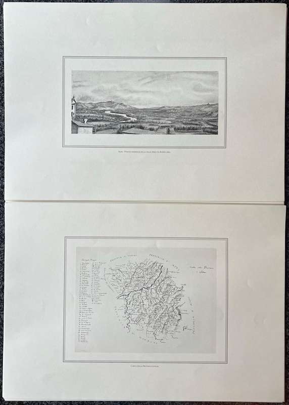 1 x COLLECTION OF 21 PRINTS BY CLEMENTE ROVERE, IL MANDAMENTO ALBA NELLA SUA PROVINCIA