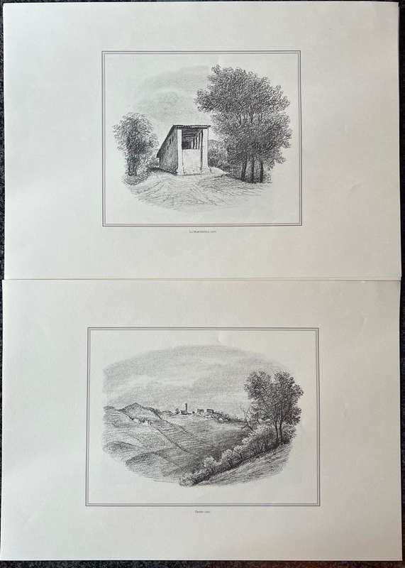 1 x COLLECTION OF 21 PRINTS BY CLEMENTE ROVERE, IL MANDAMENTO ALBA NELLA SUA PROVINCIA